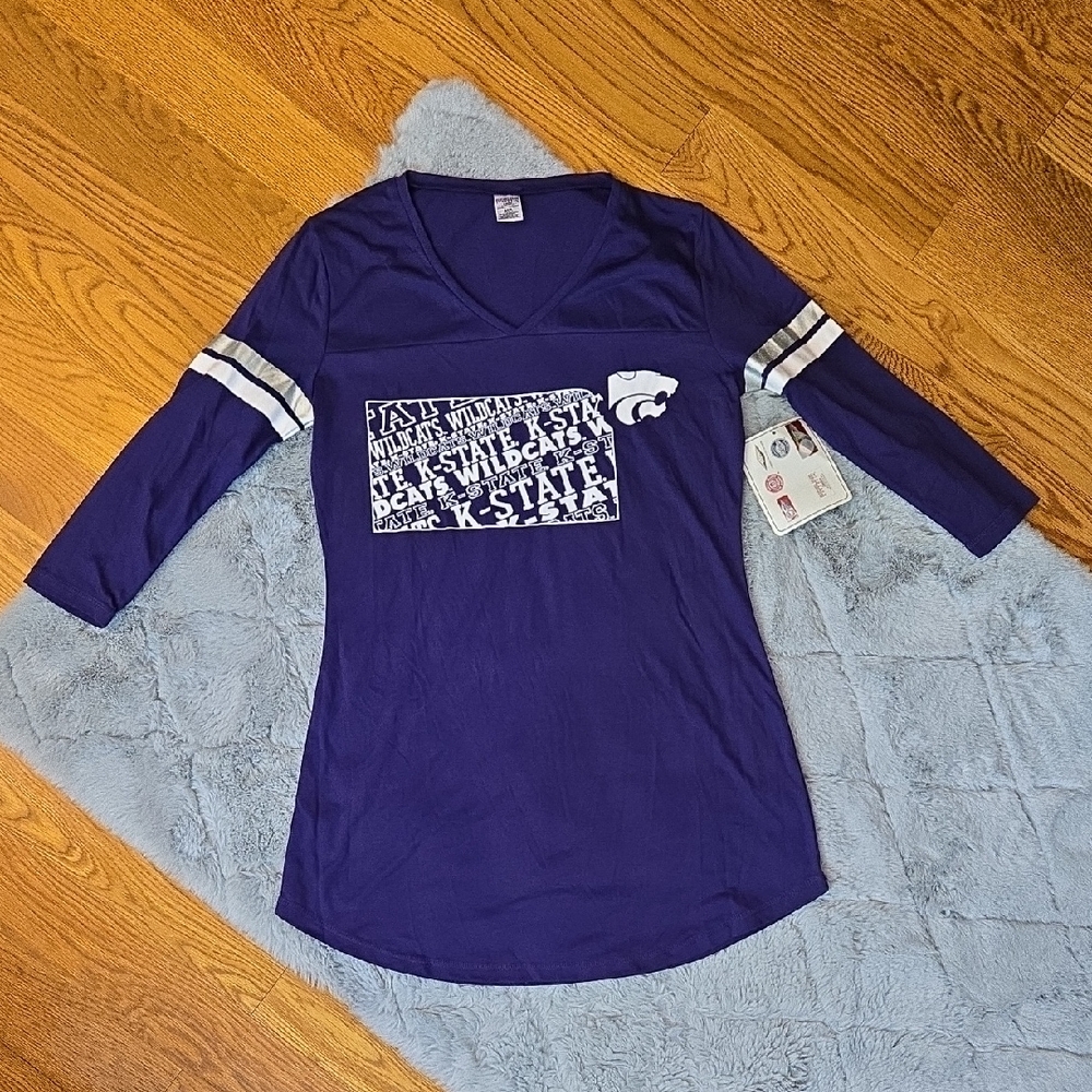 Sideline Apparel Sleepware Top, Womens Small, New With Tags